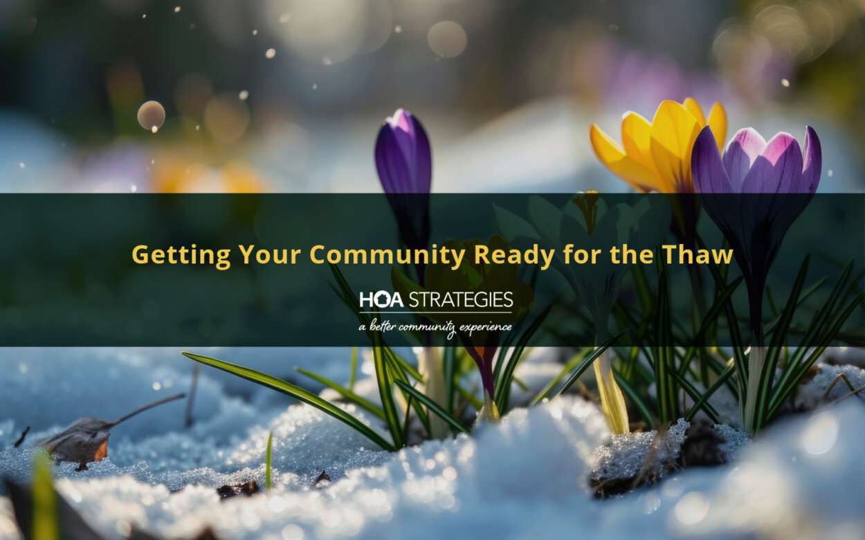 HOA Strategies Spring Thaw in your Utah HOA